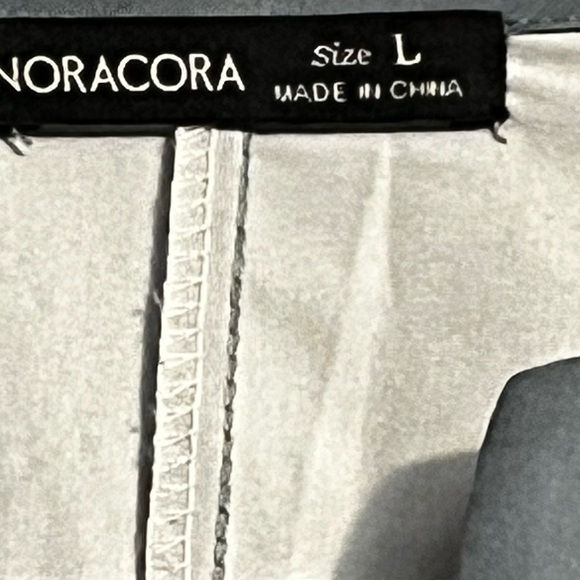 NORACORA Sky Blue Long Maxi DRESS Sz L Women - Picture 5 of 7